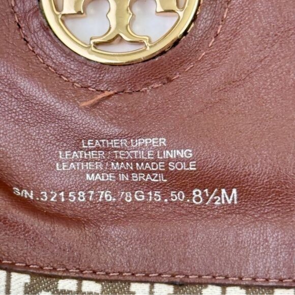 Tory Burch Knee High Junction Leather Riding Boots Brown - Picture 14 of 15